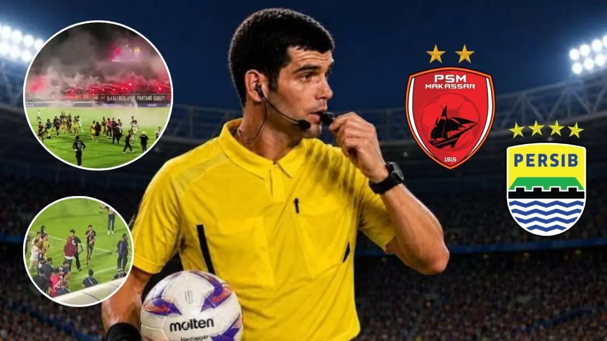 Kontroversi Wasit Asing Asal Uzbekistan Ini Berlanjut di Laga PSM vs Persib