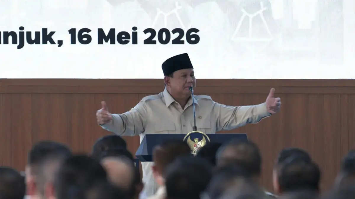 Presiden Prabowo Subianto santai soal melemahnya rupiah, Pengamat soroti risiko PHK dan kemiskinan (16/5/2026). (Bakom RI)