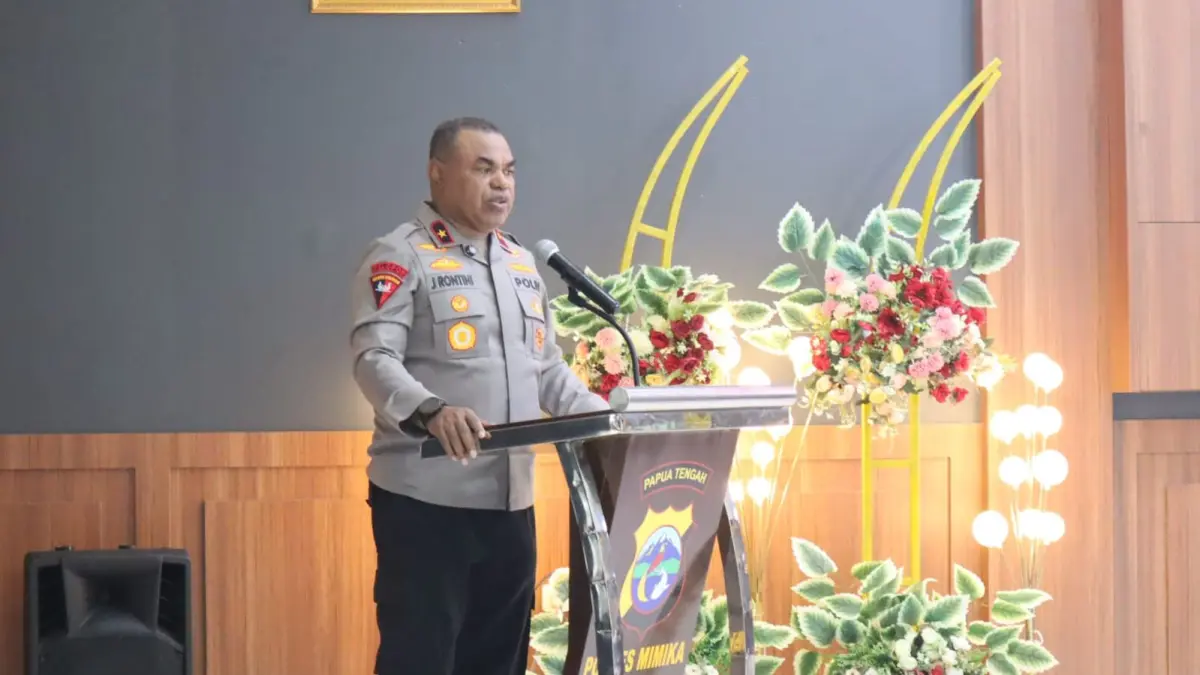 Kapolda Papua Tengah, Brigjen Pol Jermias Rontini. (Foto: Humas Polres Mimika).