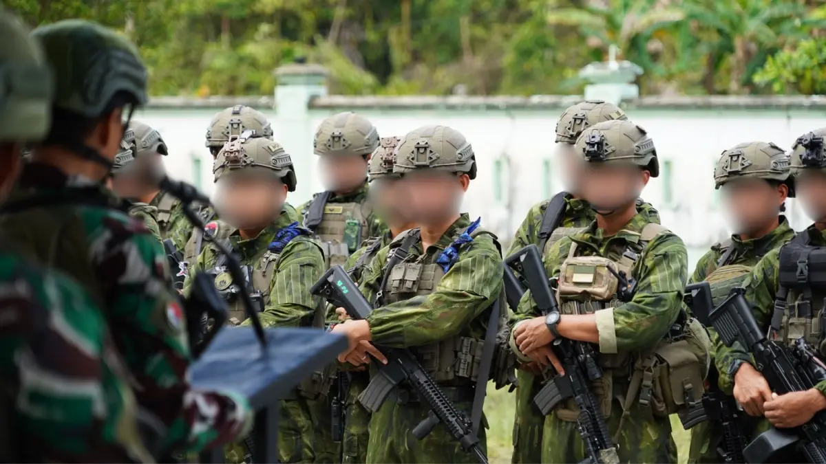 Pangkoops TNI Habema yang meninjau langsung langsung kesiapan evakuasi korban di wilayah Korowai. (Foto: Istimewa).&nbsp;