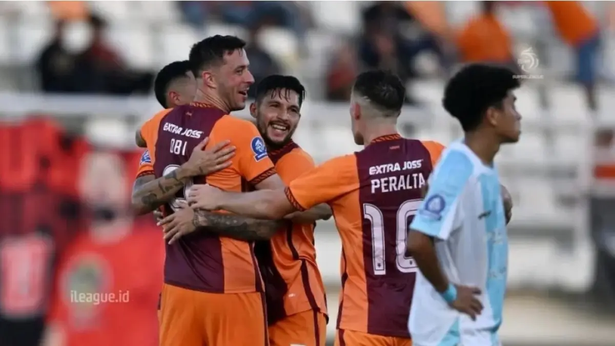 Borneo FC unggul 4-0 saat menghadapi Malut United dalam lanjutan pekan ke-34 Liga 1 musim 2025/2026, Sabtu (23/5/2026). (ISTIMEWA) 