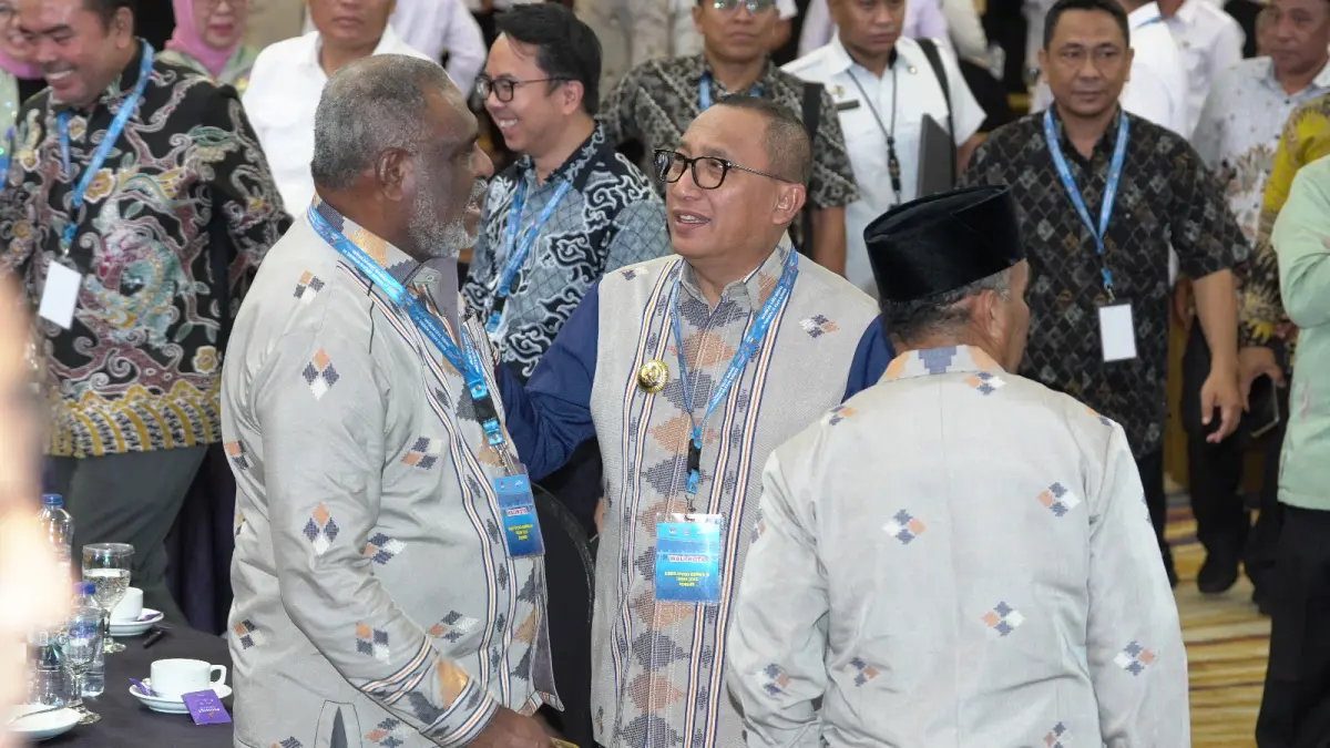 Wali Kota Jayapura saat menghadiri Raker APEKSI di Kota Kendari. (CEPOSONLINE.COM/HUMAS PEMKOT).