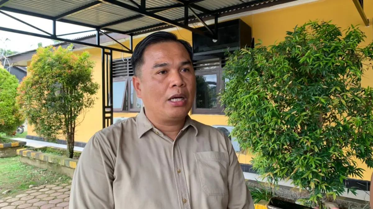 Kasat Resnarkoba Polres Mimika Iptu Y. Rante Limbong. (Foto: CEPOSONLINE.COM/MOH. WAHYU WELERUBUN).