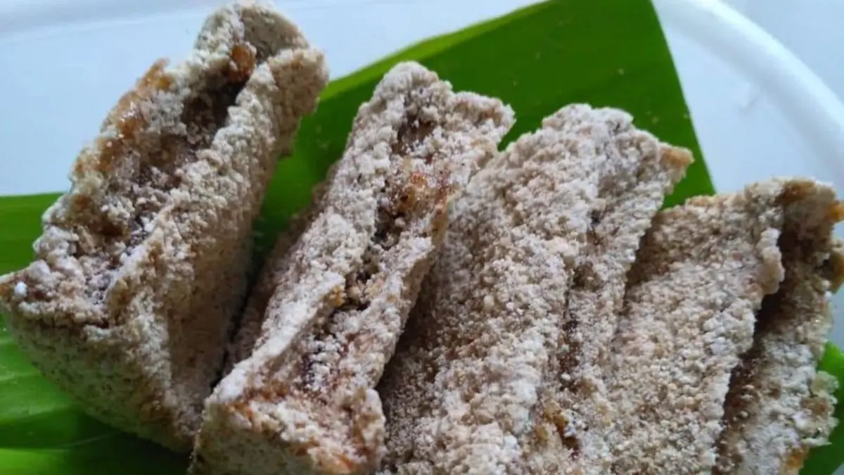 Tampak produk Sagu Bakar Gula Merah (Sabaguma) yang siap dijual, Kamis (4/6/2026). (CEPOSONLINE.COM/ORTENCI).