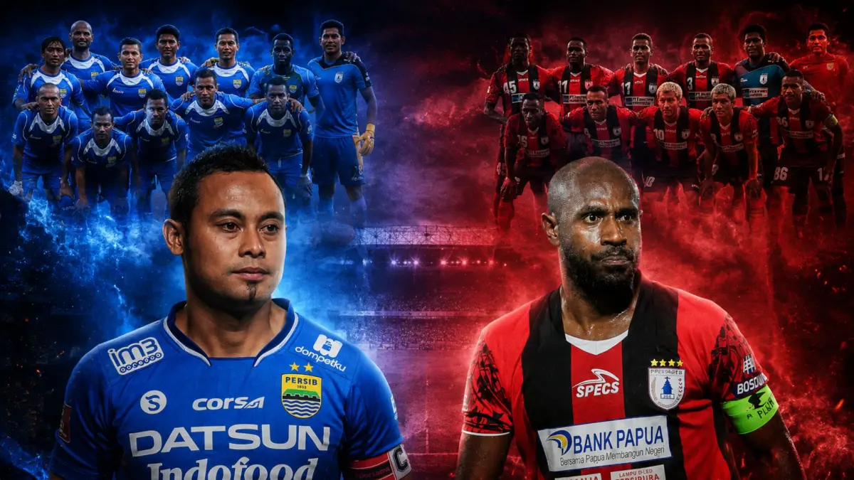
Histori Panjang Persib vs Persipura: Benarkah Mutiara Hitam Penantang yang Bisa Patahkan Dominasi Pangeran Biru?