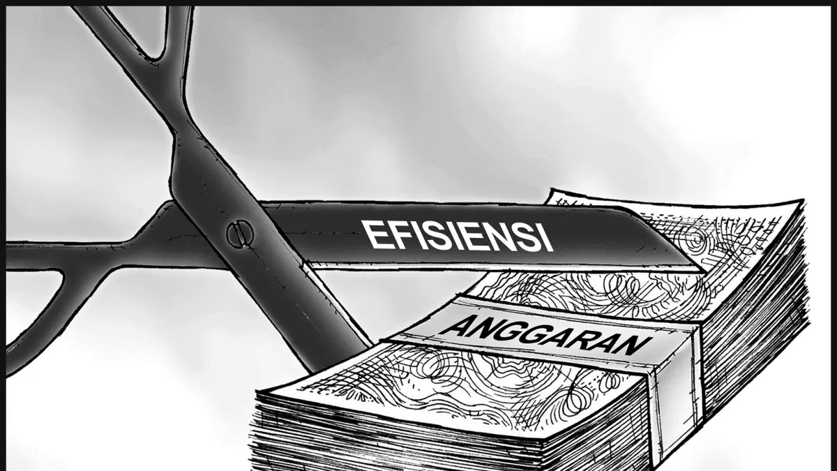 Ilustrasi efisiensi Anggaran. (PONTIANAK POST) 