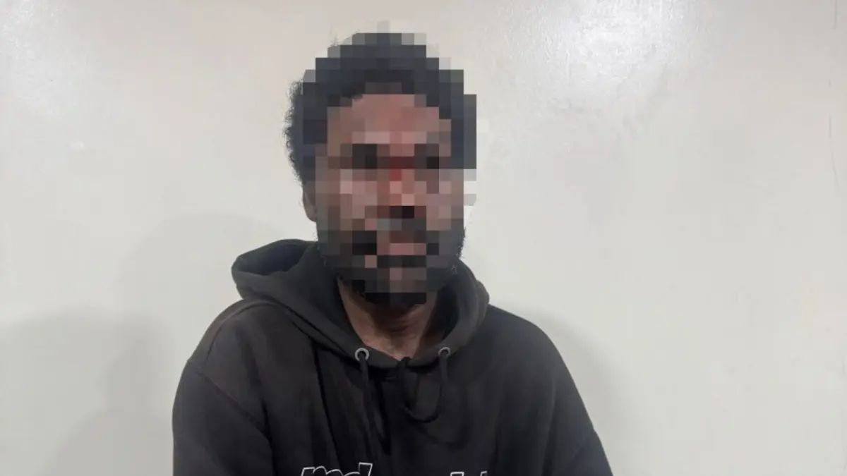 &nbsp;Pelaku yang berhasil diamankan dan dibawa ke Kantor Polisi. (Foto: Istimewa).