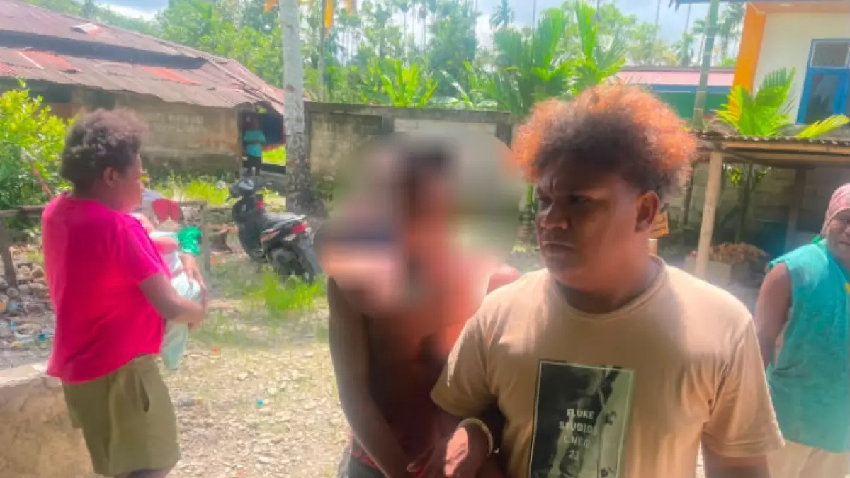 &nbsp;Pelaku yang berhasil ditangkap polisi. (Foto: Istimewa).