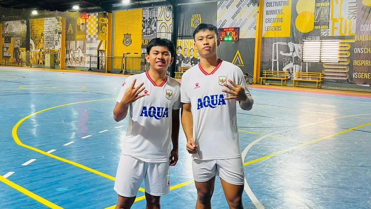 Hetson Sirait dan Ardio Dwi Putra usai mengikuti latihan di Jakarta beberapa hari lalu. (Ceposonline.com/Dokumen)