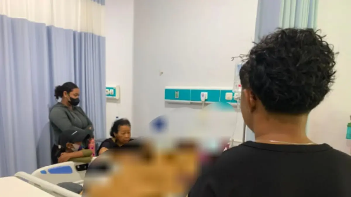 Korban yang mendapat perawatan di RSUD Mimika.(Ceposonline.com/Dokumen).