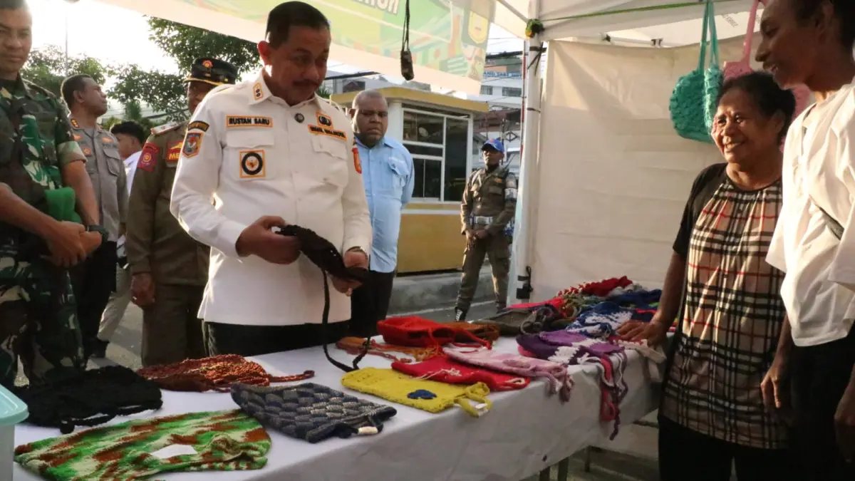 Rustan Saru disela kegiatan di Jayapura, Rabu (10/6/2026) sore. (Ceposonline.com/Takim).