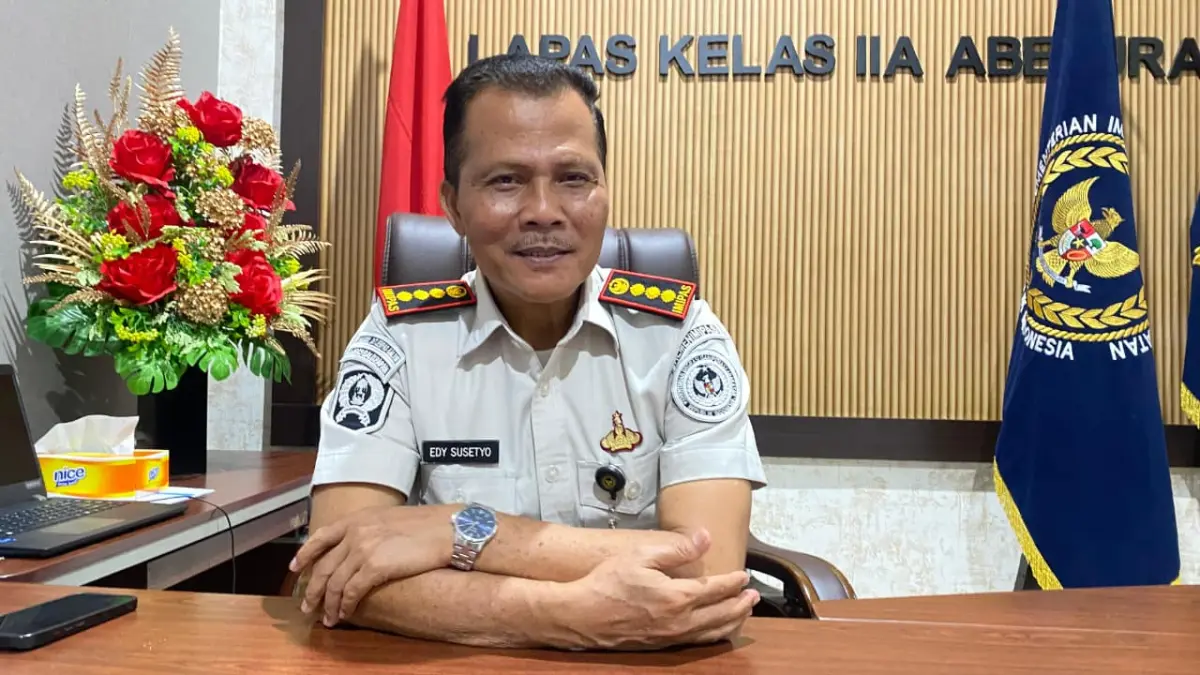 Kepala Lapas Kelas IIA Abepura, Edy Susetyo
(Ceposonline.com/Jimianus Karlodi)