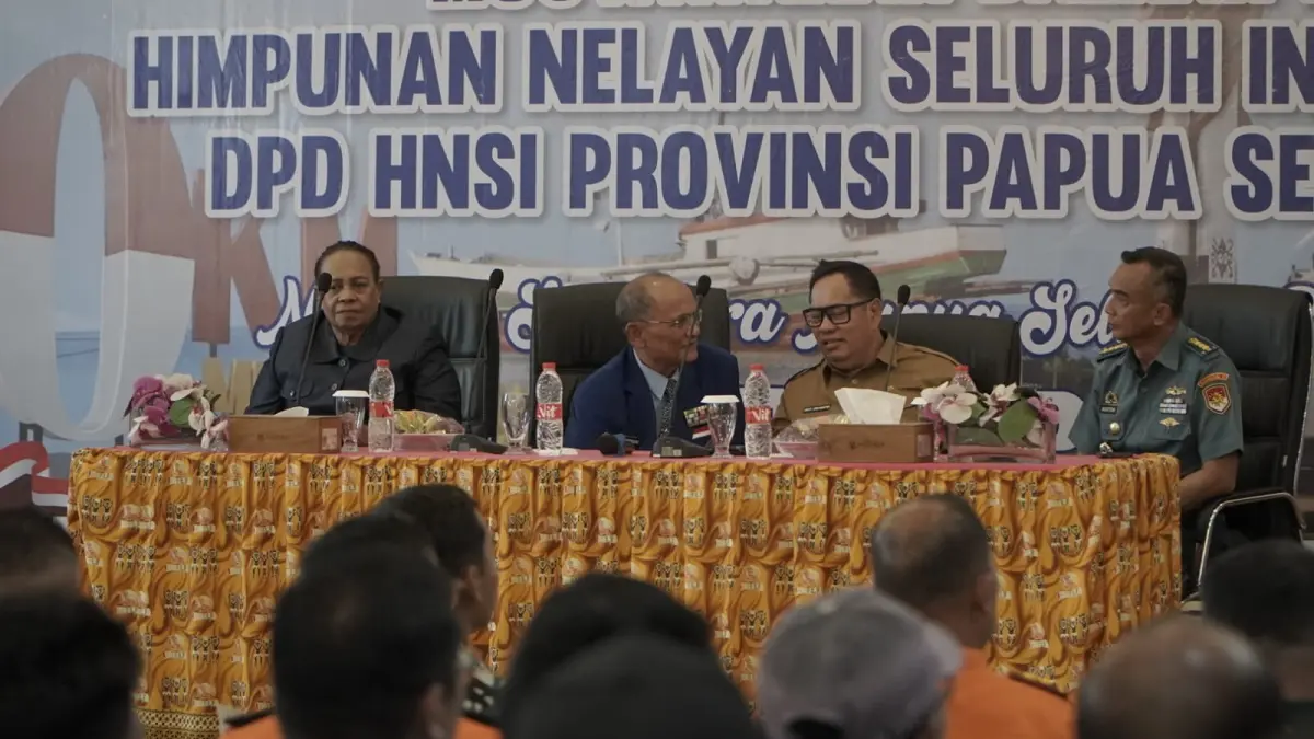 Musda HNSI Papua Selatan di Hotel Megaria, Merauke, Senin (15/6/2026)&nbsp;
(Biro Umum Papsel/Ceposonline.com)&nbsp;