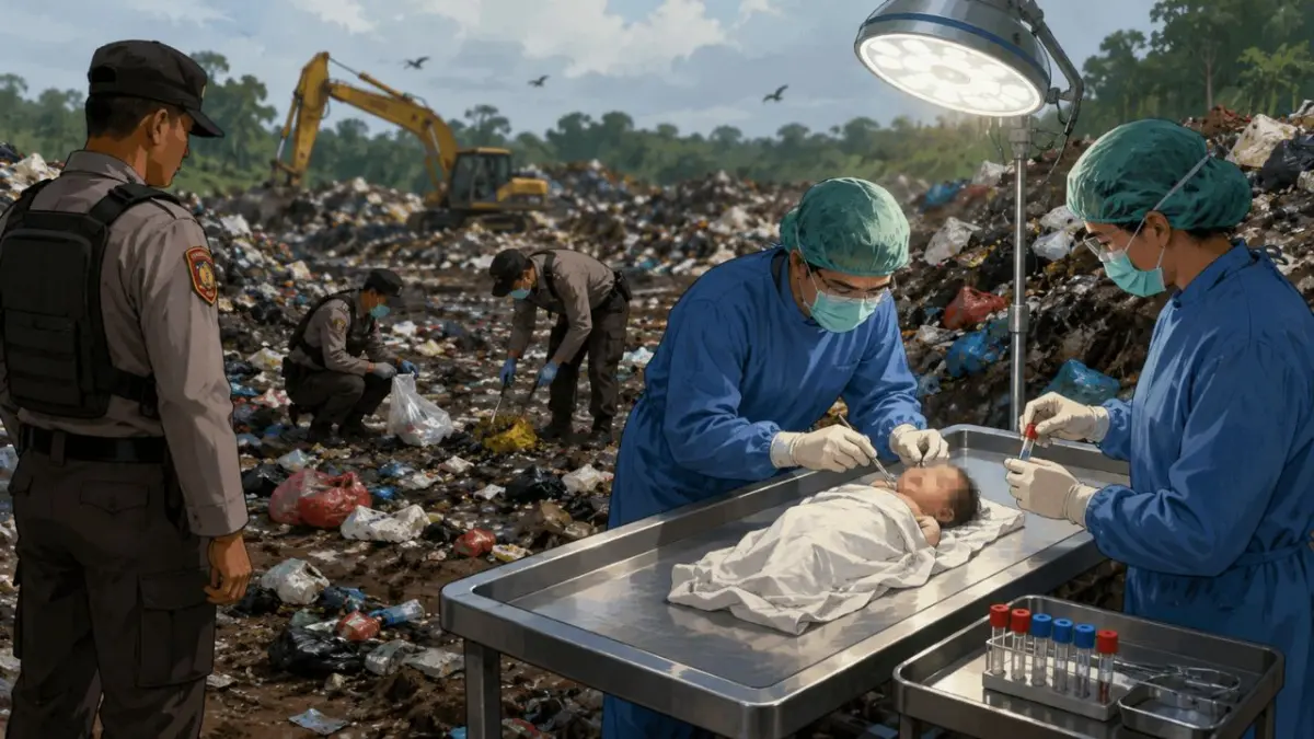 Ilustrasi DNA Jenazah Bayi di Tempat Sampah Diperiksa