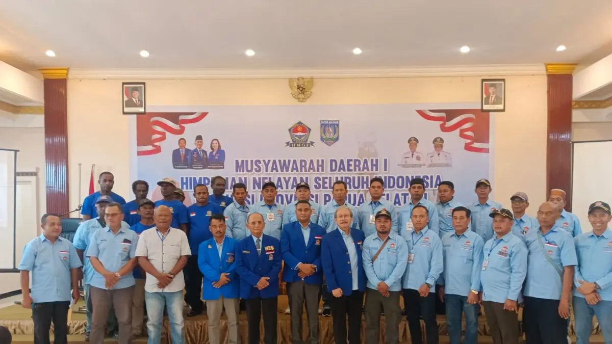 Ketua Umum HNSI Pusat Laksamana TNI (Purn) Soemardjono pada pelantikan pengurus HNSI Papua Selatan, Senin (15.6/2026) &nbsp;
(Suo/Cepoosonline.com) &nbsp;