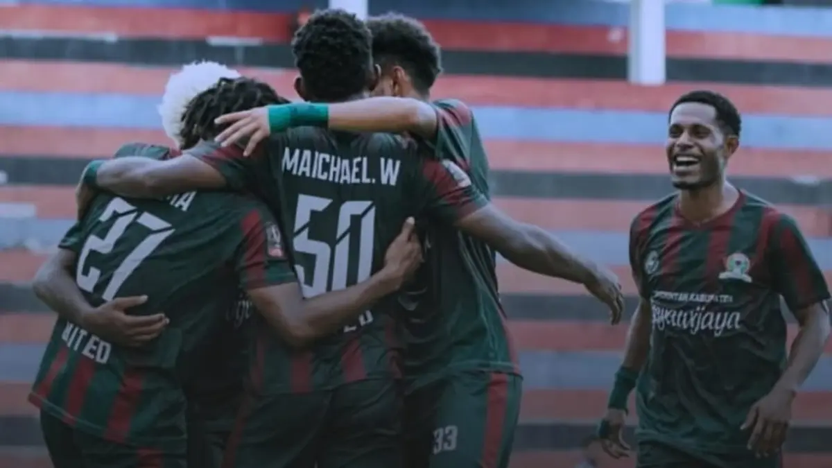 Selebrasi-pemain-pemain Wamena United usai mengalahkan Celebest FC Selasa (16/6/2026)&nbsp;