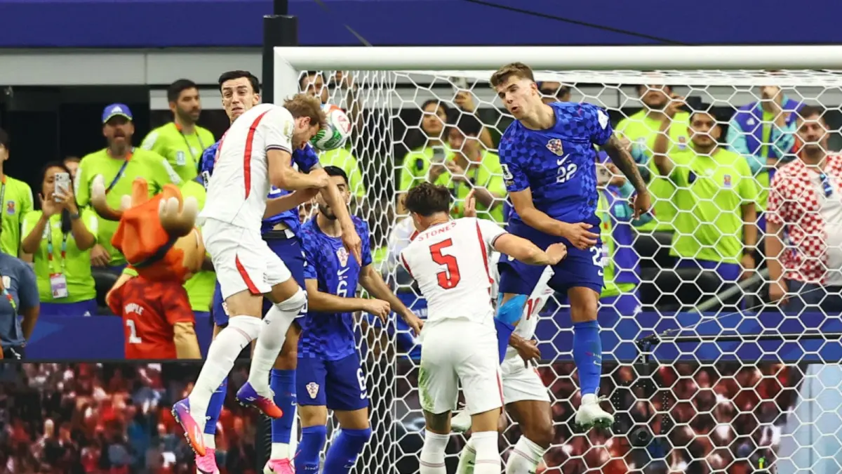 Inggris mencatat kemenangan meyakinkan 4-2 atas Kroasia di Stadion Dallas, Amerika Serikat, Kamis (18/6/2026).&nbsp; (X)