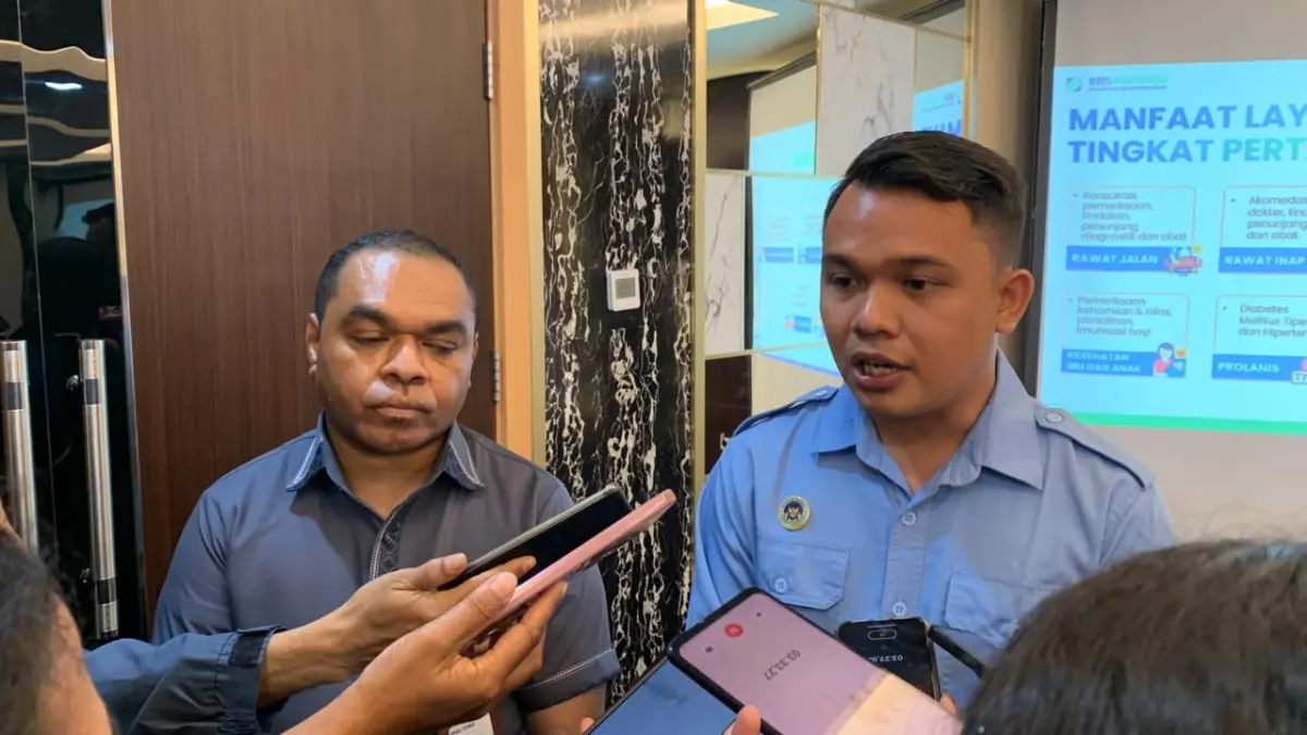 Kepala Regional BGN Papua Tengah, Nalen Situmorang. (CEPOSONLINE.COM/MOH. WAHYU WELERUBUN).