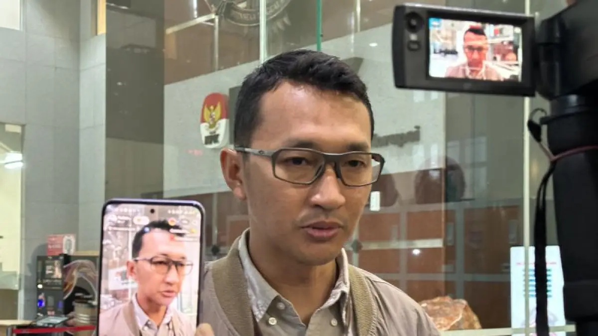 Juru Bicara Komisi Pemberantasan Korupsi Budi Prasetyo memberikan keterangan di Gedung Merah Putih KPK, Jakarta, Rabu (17/6/2026).&nbsp;
(Ceposonline.com/ANTARA/Rio Feisal)