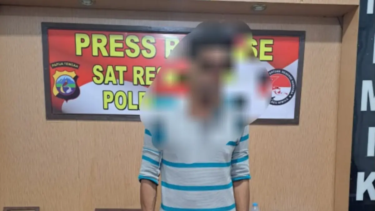 Pelaku yang berhasil diamankan polisi pada Kamis malam, 18 Juni 2026. (Foto: Istimewa).&nbsp;