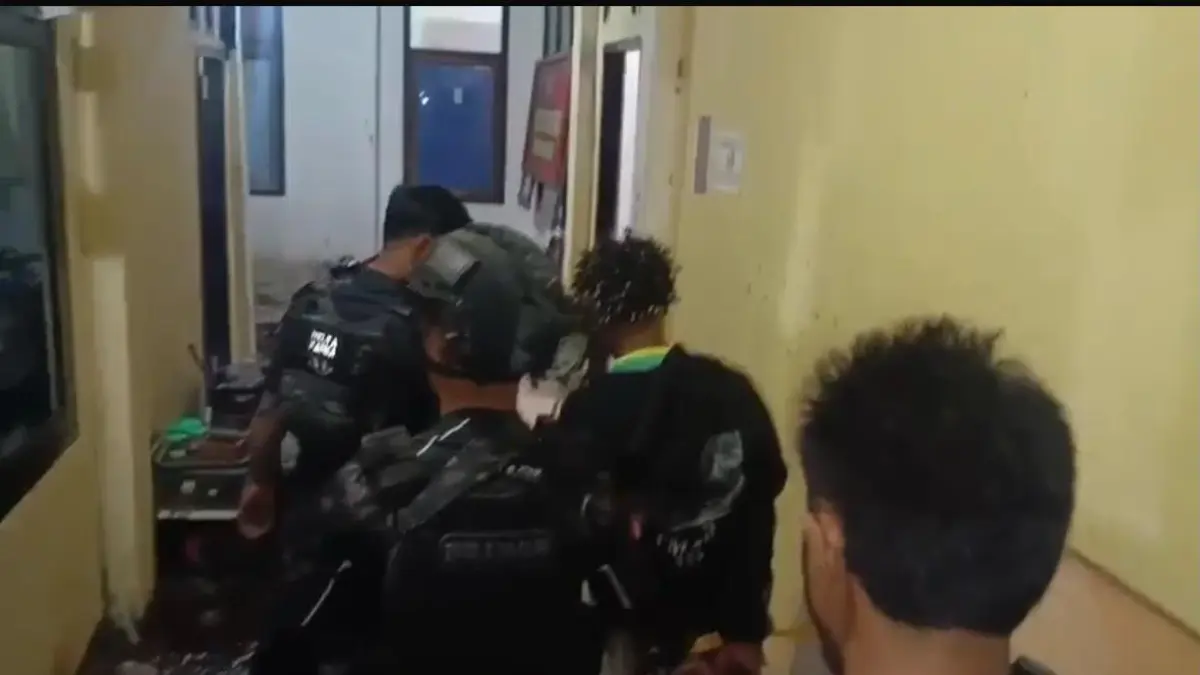 Anggota kelompok HSSBI berinisial AB alias UB yang diamankan Satgas ODC 2026. (Foto: Satgas Humas ODC 2026).&nbsp;