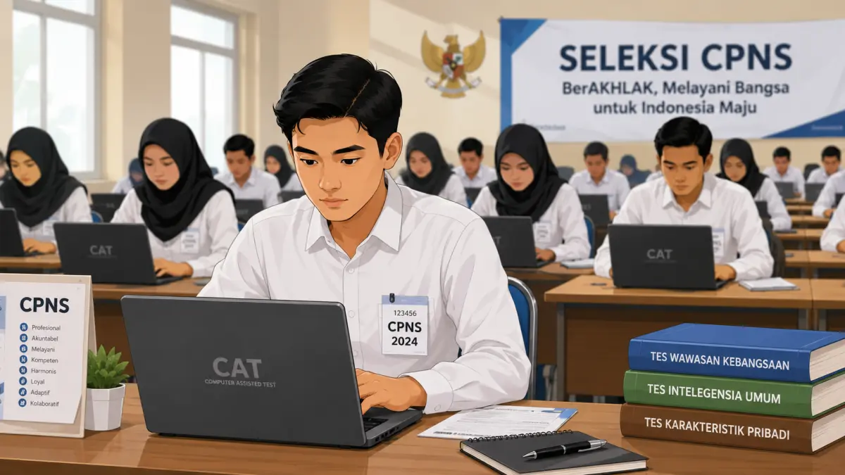 Ilustrasi pelamar CPNS