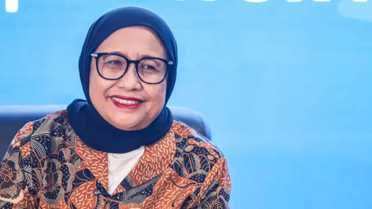 Kepala BGN Nanik S Dayang saat konferensi pers di Kantor BGN, Kamis (4/6/2026). (Salman Toyibi/Jawa Pos)