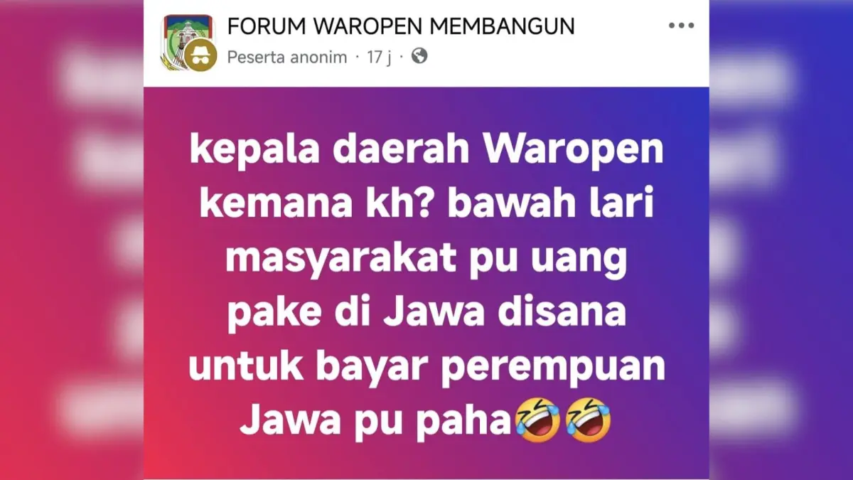 Unggahan media sosial yang disebut melanggar UU ITE.(Ceposonline.com/Dokumen).