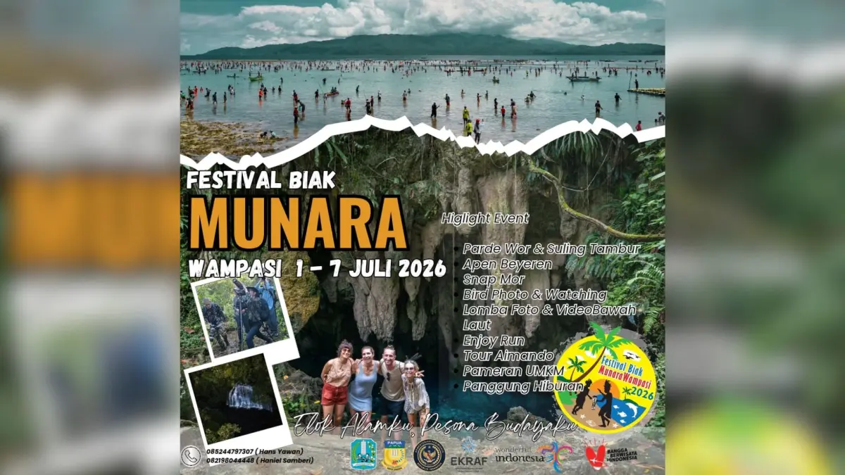 flyer Festival Biak Munara Wampasi (BMW) tahun 2026 