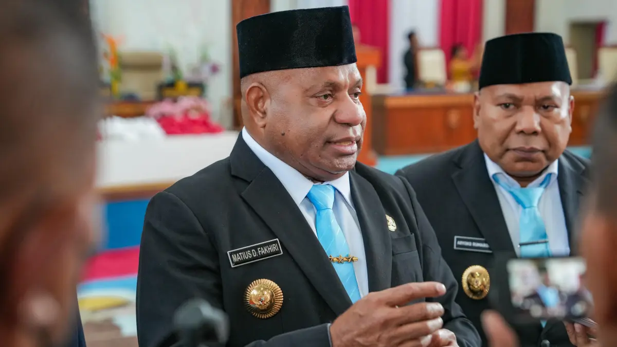 Gubernur Papua, Matius D Fakhiri. (Ceposonline.com/Humas Pemprov
