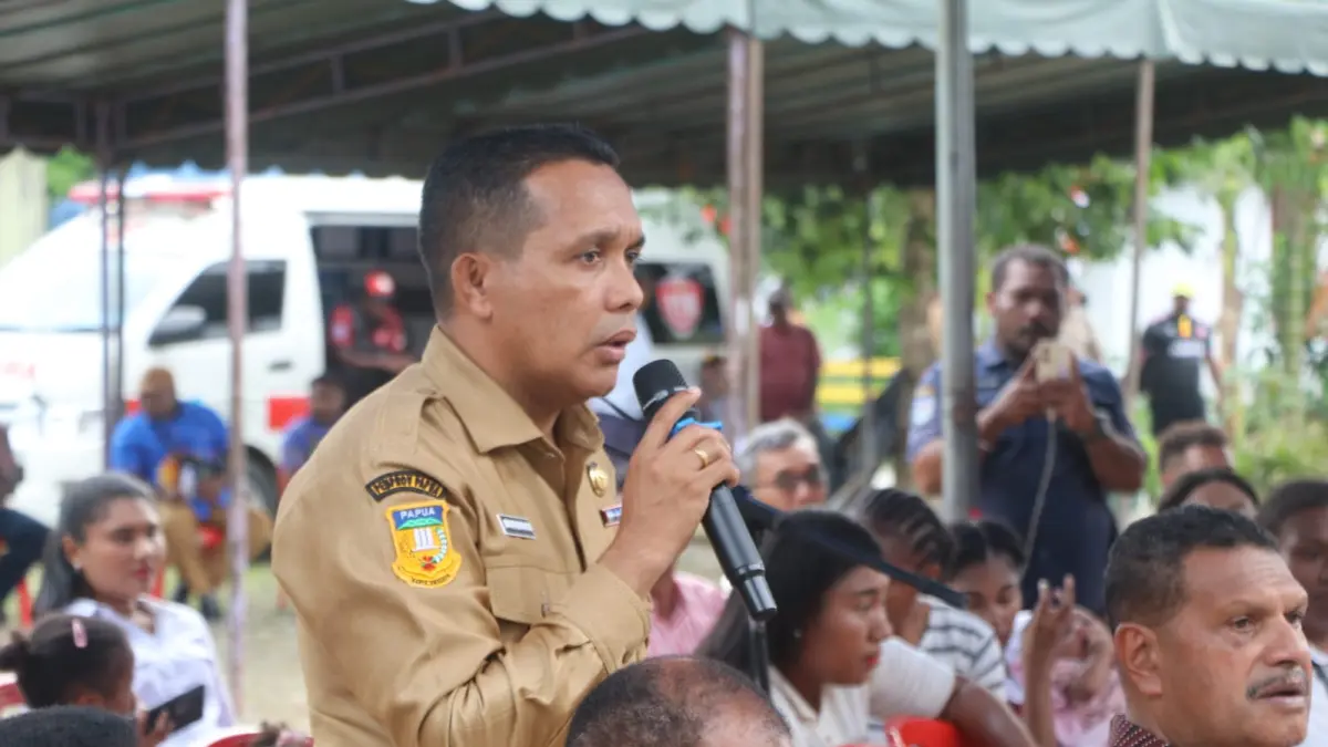 
Kepala Dinas Pendidikan Kota Jayapura, Rocky Bebena.(Takim/Cepos)