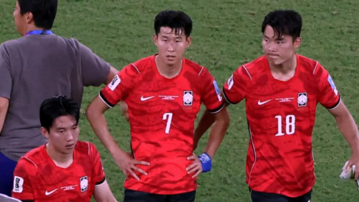 Timnas Korsel tersingkir dari Piala Dunia 2026 setelah RD Kongo mengalahkan Uzbekistan 3-1.(x) 