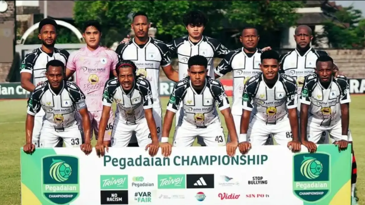 Skuad Persipura di Liga 2 2025/2026 lalu. (CEPOSONLINE.COM/ISTIMEWA PERSIPURA)