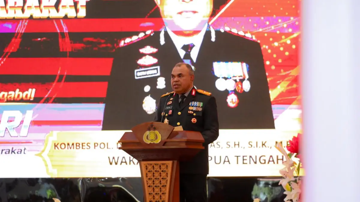 Kapolda Papua Tengah, Brigjen Pol. Jeremias Rontini. (CEPOSONLINE.COM/ISTIMEWA)