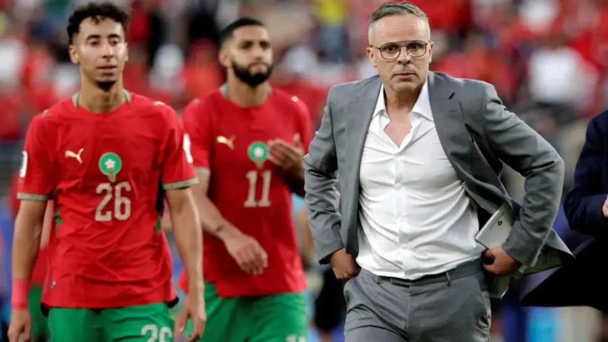 Pelatih Maroko, Mohamed Ouahbi. (X) 