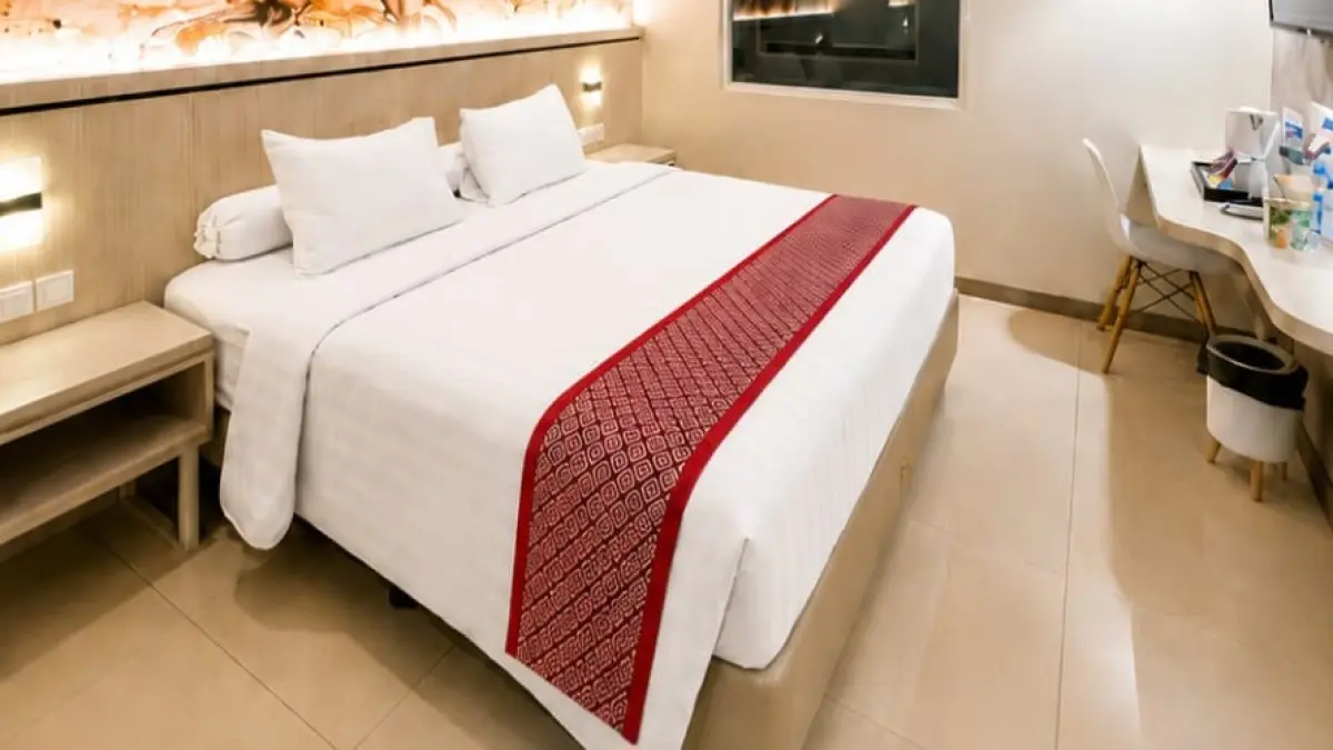 Kamar type superior room di SIP Azana Hotel Jayapura. SIP Azana Hotel Jayapura bulan Juli ini memghadirkan Promo "SIP & Stay". (CEPOSONLINE.COM/HOTEL SIP AZANA).