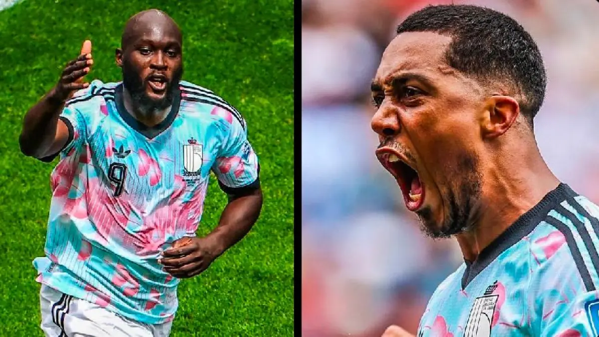 Lukaku dan Tielemans, penyelamat Belgia di waktu normal. (X) 