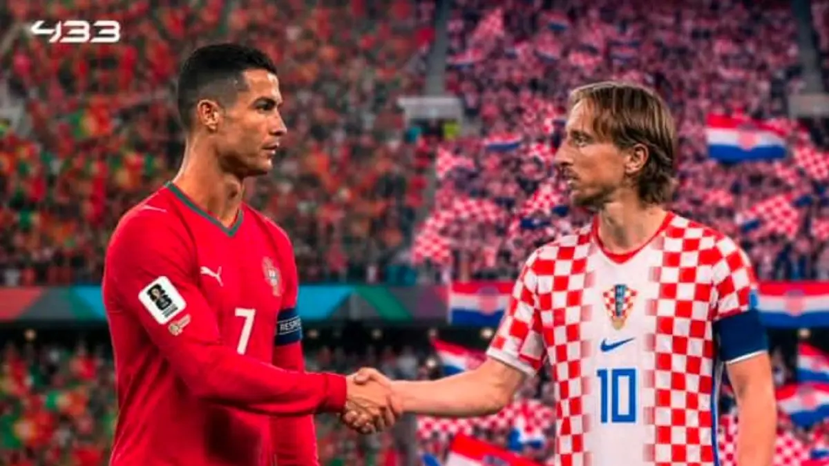 Ronaldo dan Luka Madric. (X) 