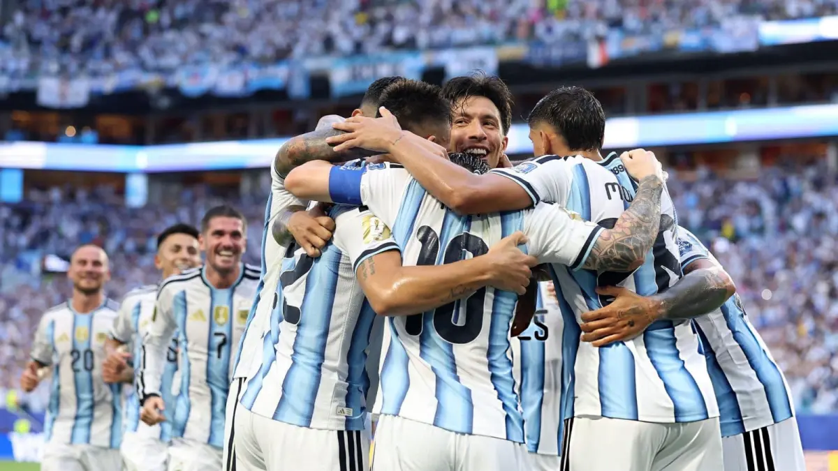 Timnas argentina. (X) 