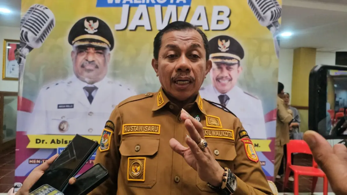 Wakil Wali Kota Jayapura, Rustan Saru. (CEPOSONLINE.COM/HANS PALEN).