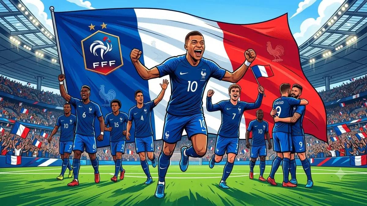 Ilustrasi Timnas Prancis. (AI) 