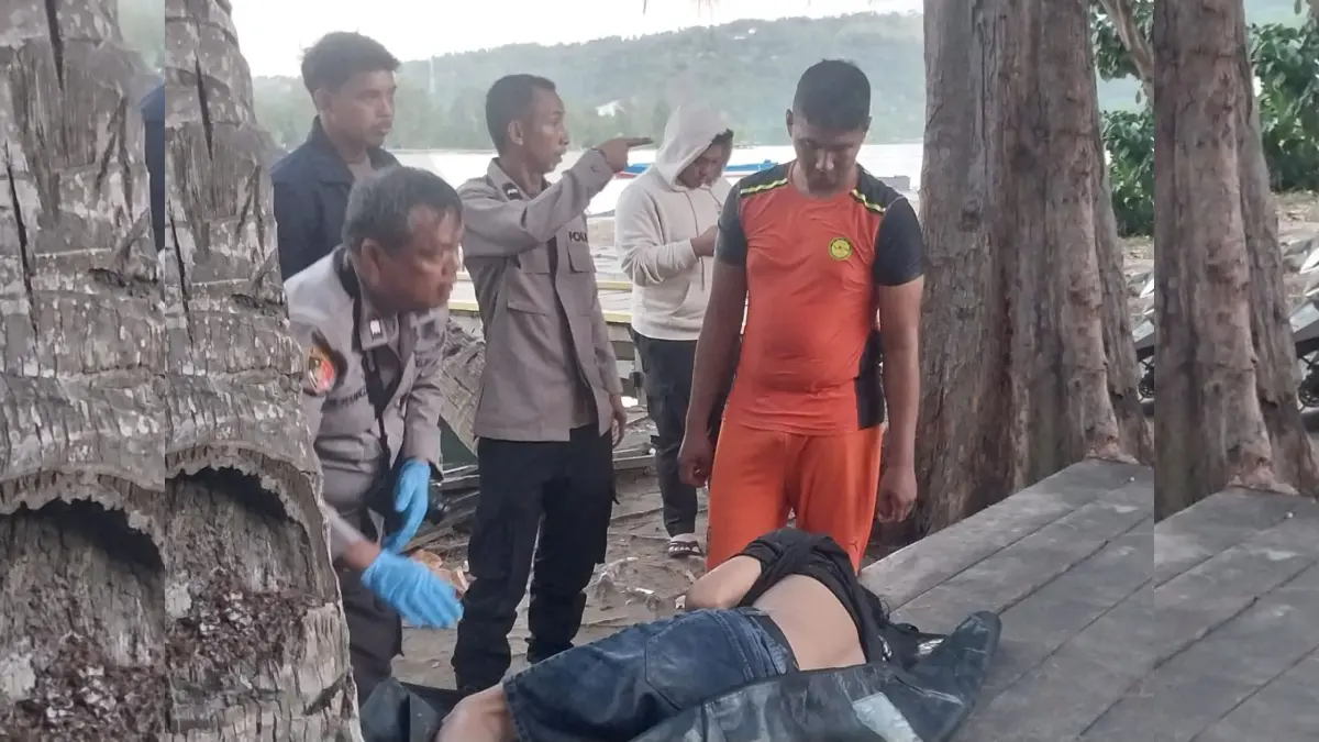 Basarnas Jayapura saat mengevakuasi korban terpeleset di Jembatan Merah Youtefa dalam kondisi MD, Selasa (14/7/2026)
