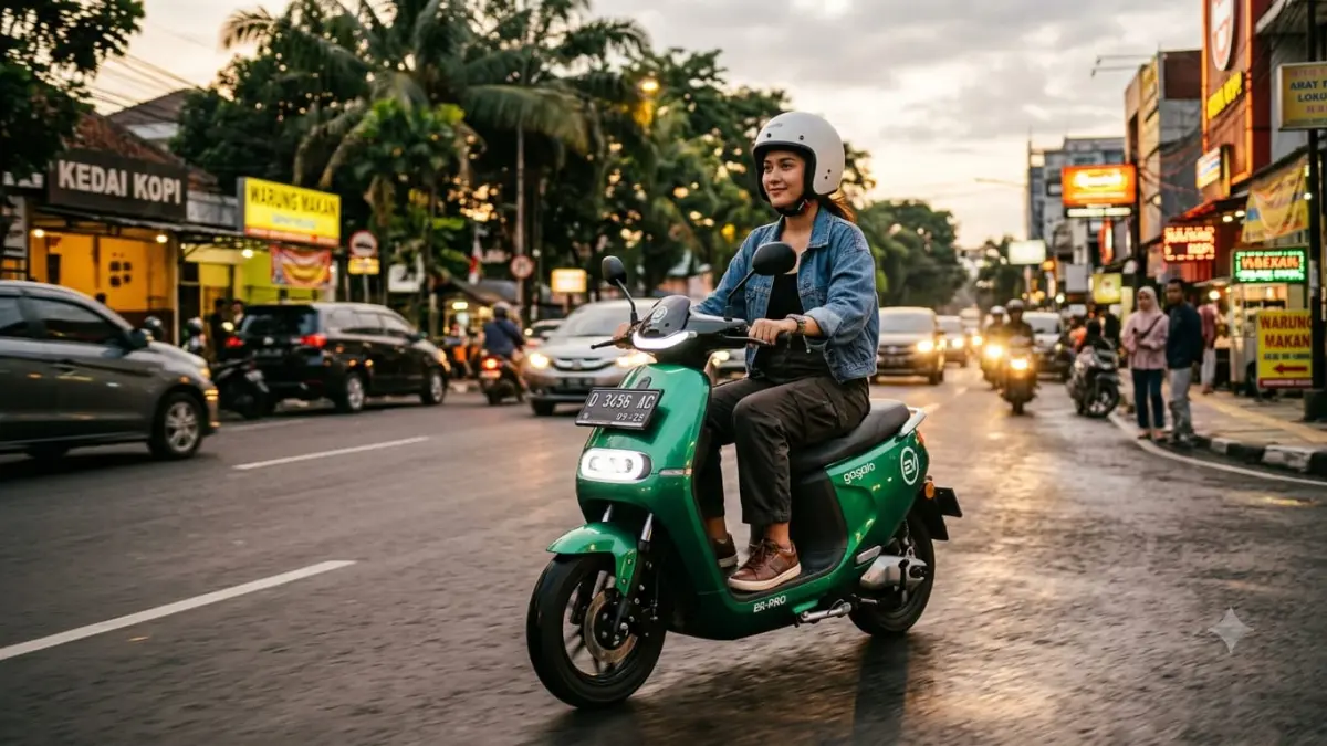 Ilustrasi motor listrik. (AI) 