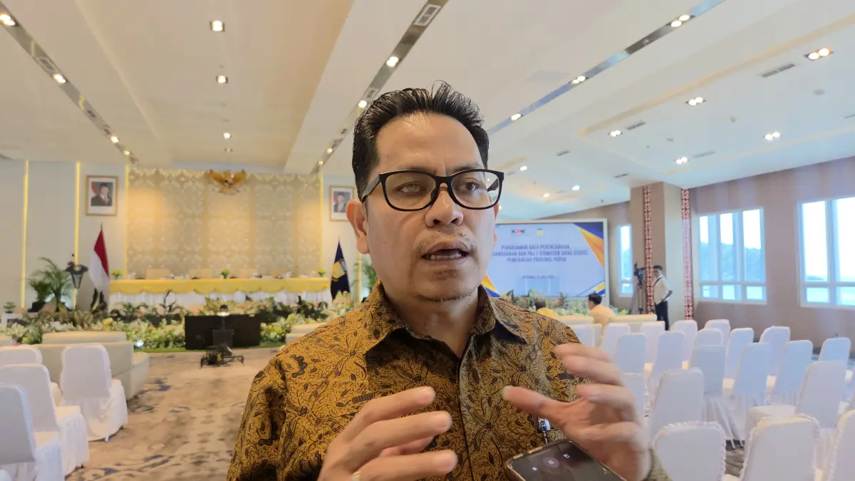 Direktur Koordinasi dan Supervisi Wilayah V KPK, Maruli Tua.(CEPOSONLINE.COM/ELFIRA)