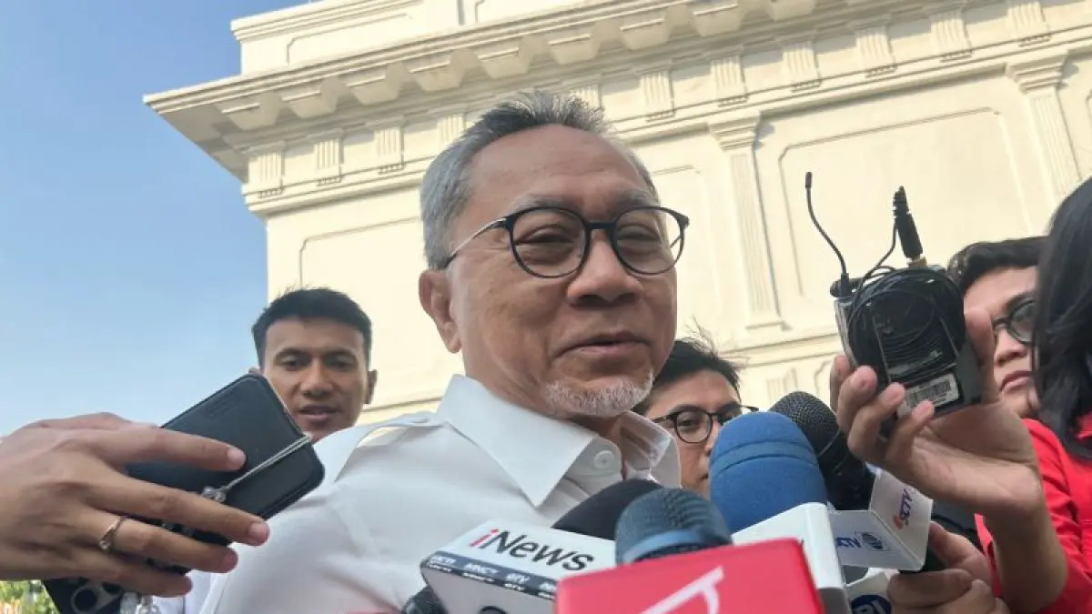 Menteri Koordinator Bidang Pangan (Menko Pangan) Zulkifli Hasan menghadiri rapat terbatas dengan Presiden Prabowo Subianto di Kompleks Istana Kepresidenan, Jakarta, Rabu (15/7/2026). (ANTARA/Maria Cicilia Galuh)