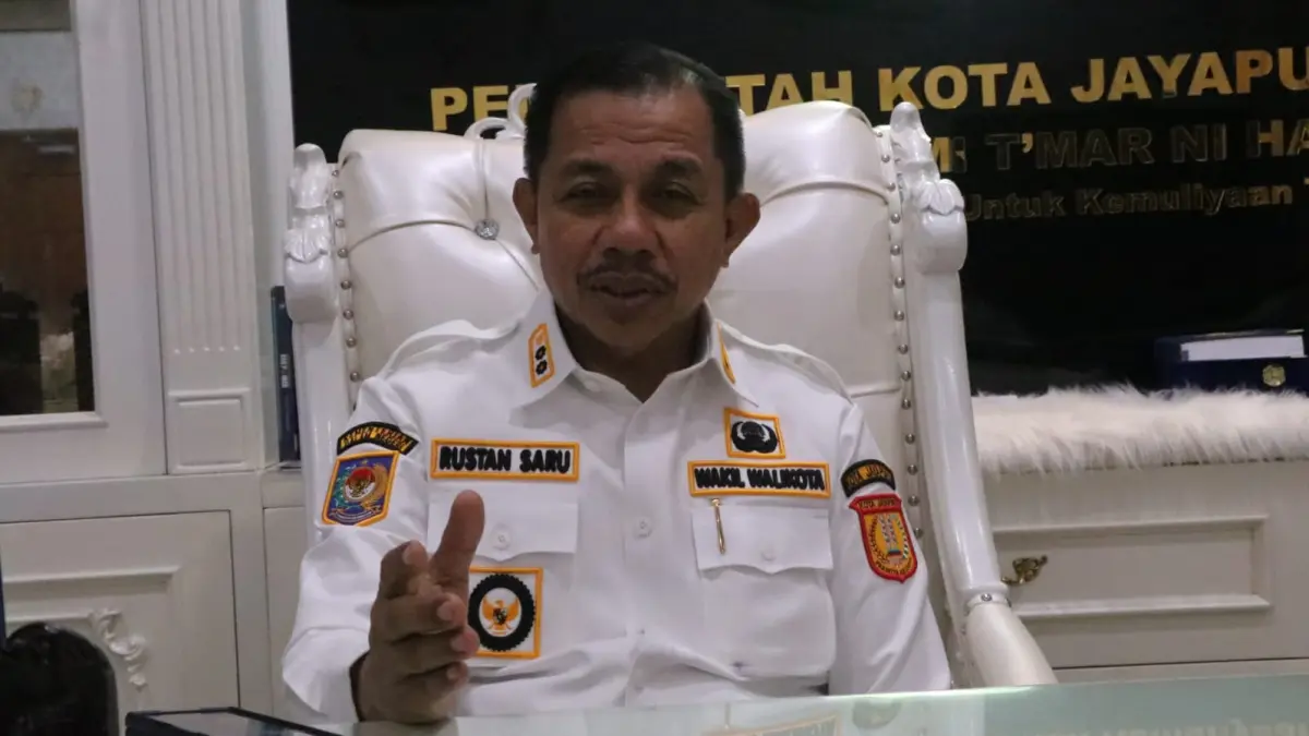 Wakil Wali Kota Jayapura, Rustan Saru. (CEPOSONLINE.COM/TAKIM).