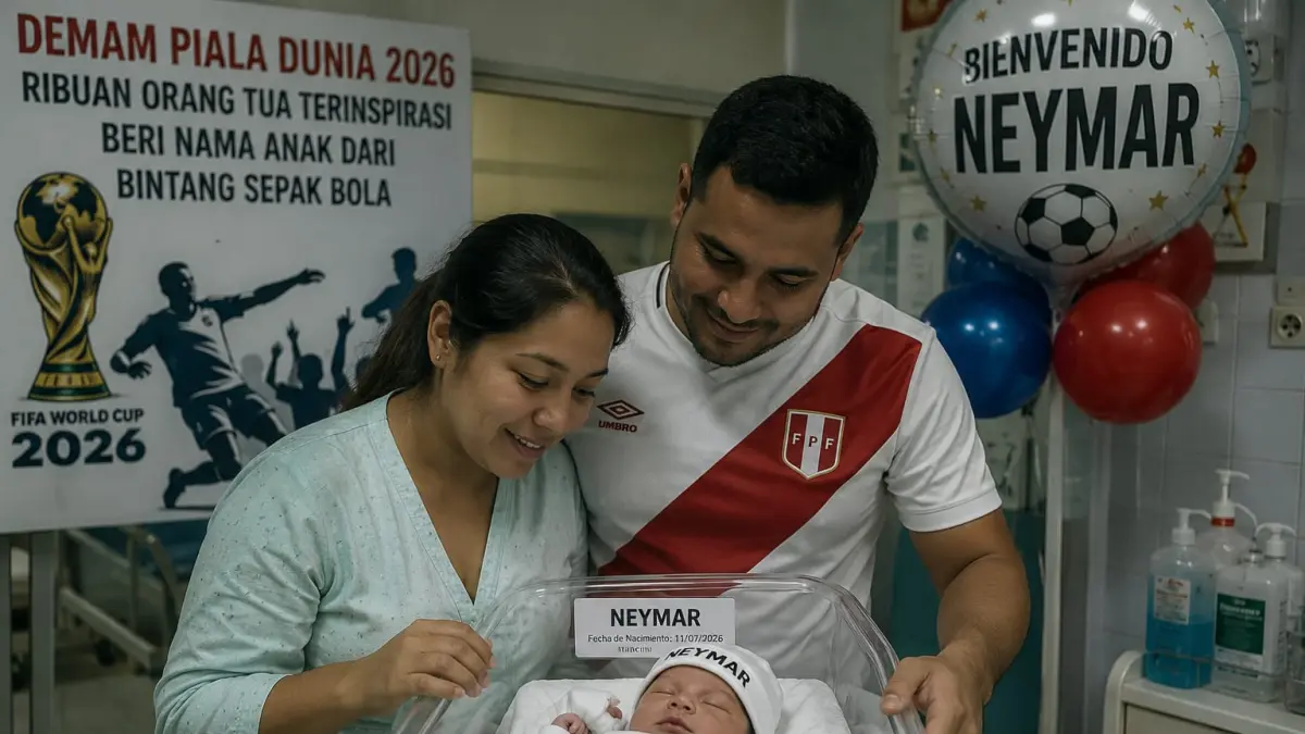 Ilustrasi sepasang suami istri saat melihat anakanya.(Ai Takim/CEPOSONLINE.COM)