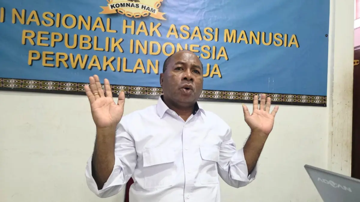 Kepala Komnas HAM Perwakilan Papua, Frits Ramandey.(CEPOSONLINE.COM/ELFIRA).
