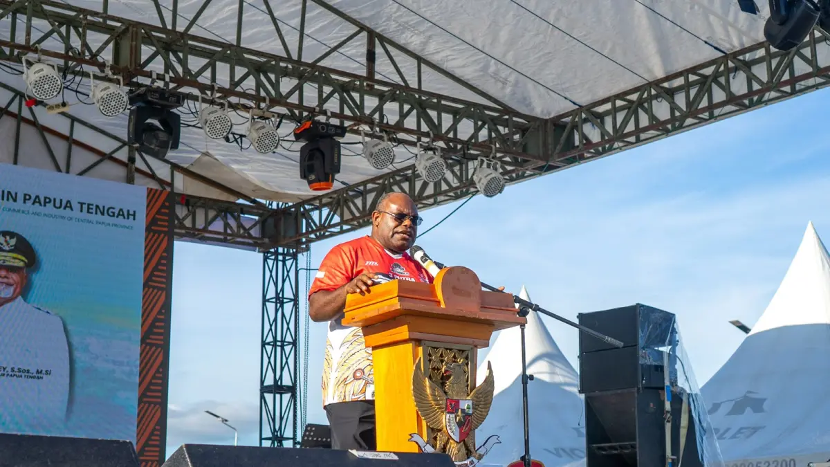 &nbsp;Gubernur Papua Tengah, Meki Nawipa(CEPOSONLINE.COM/HUMAS PEMPROV)&nbsp;