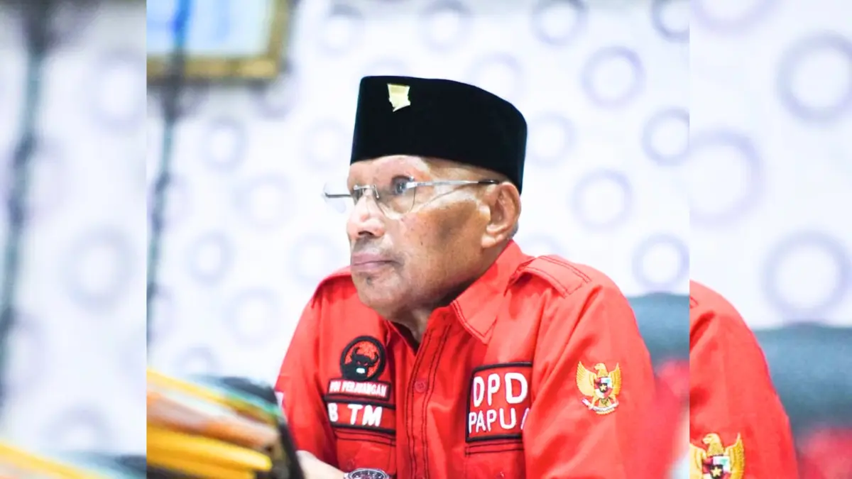 Benhur Tomi Mano, mantan Wali Kota Jayapura, (CEPOSONLINE.COM/ISTIMEWA)